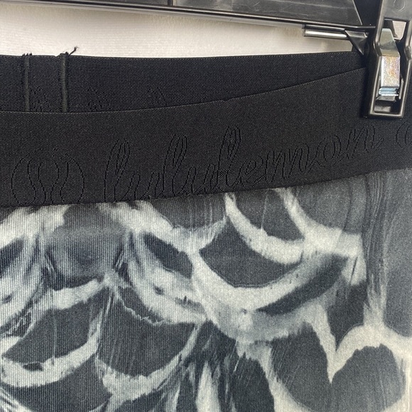 LULULEMON Wunder Under Pant*SE Dance Pretty Plume Angel Wing Black RARE - Picture 5 of 12